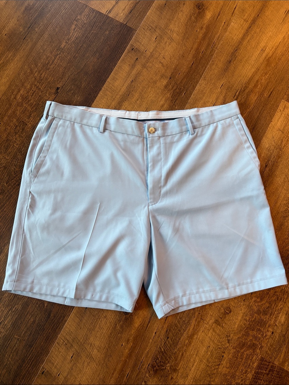 Peter Millar Crown Sport Salem Performance Golf Shorts Light Blue Me s Size 42